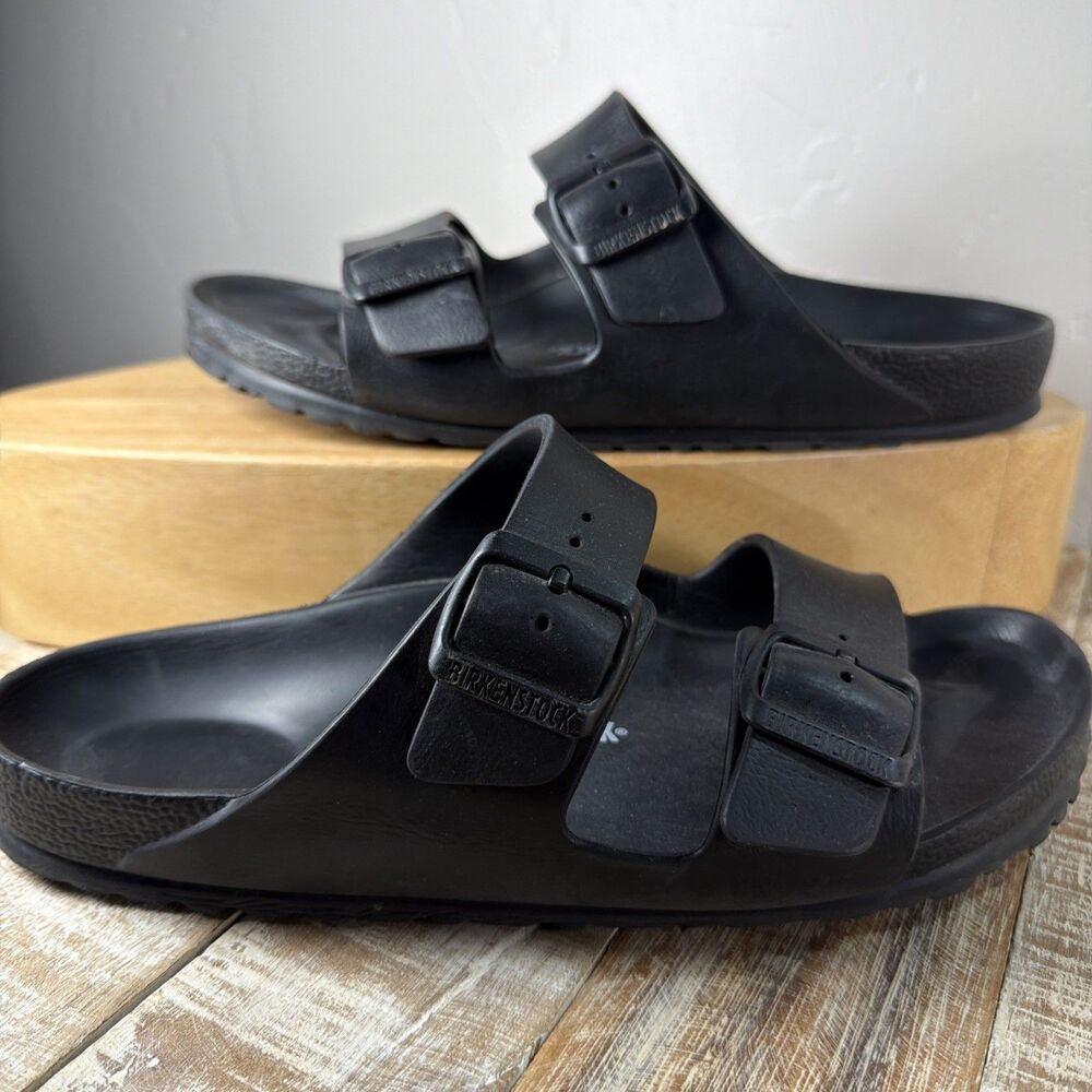 Birkenstock Arizona EVA Black Sandals Size EU 40 Women 9 Men 7
